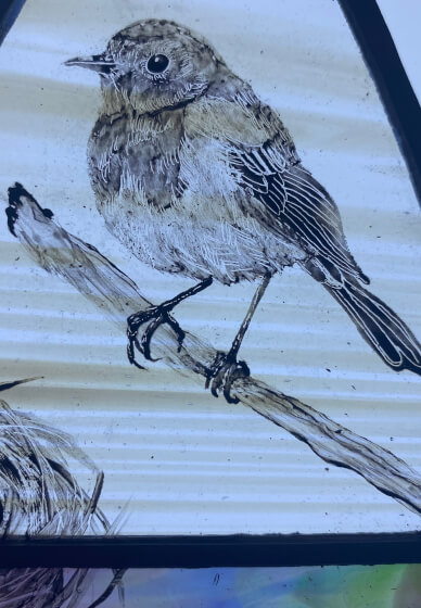 Stained Glass Painting Workshop: Exploring Sgraffito