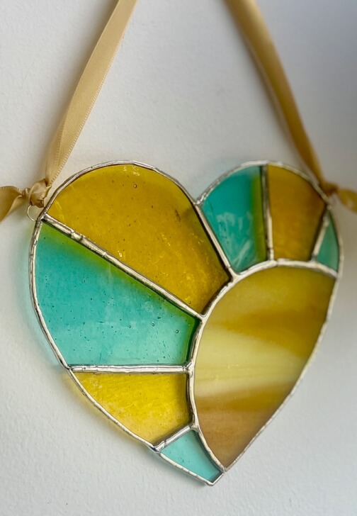 Stained Glass Sunshine Heart or Butterfly Light Catcher Workshop