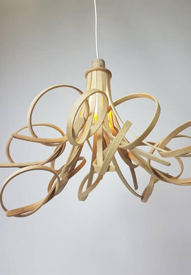 Steam Bent Lampshade Making at Home