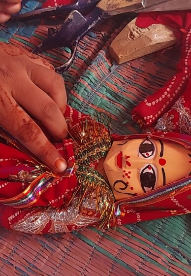Strings of Tradition: Live Kathputli Puppet Making from India
