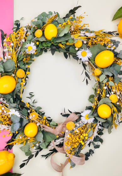Summer Dried Flower Wreath Workshop