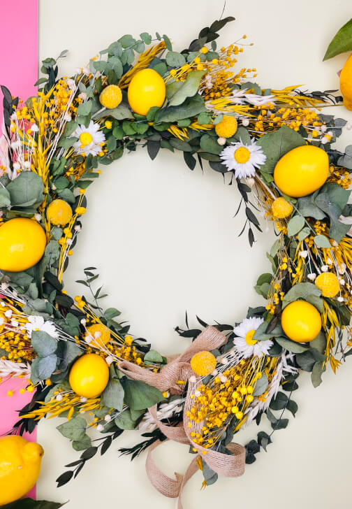 Summer Dried Flower Wreath Workshop