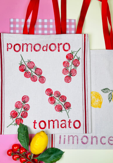 Summer Lino Printed Tote Bag Workshop