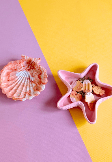 Summer Seashell and Starfish Trinket Dishes - Eco-Resin Workshop