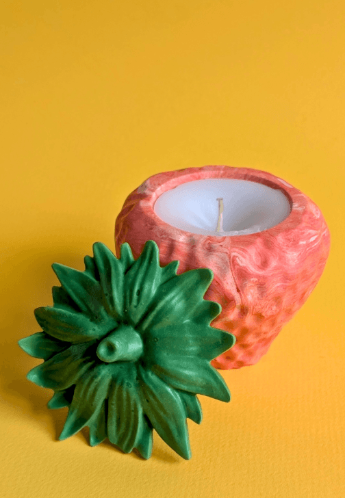 Summer Strawberry Storage Jar - Eco-Resin Craft Workshop