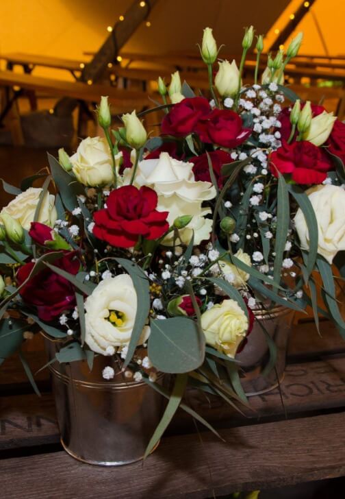 Summer Zinc Tin Flower Arrangement Workshop
