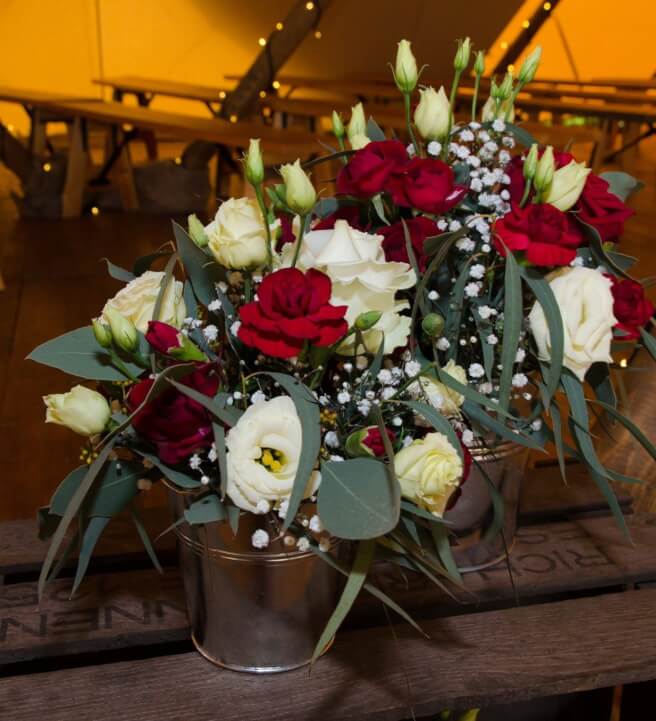 Summer Zinc Tin Flower Arrangement Workshop