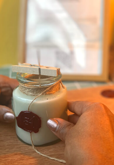 Sustainable Candle Making Class