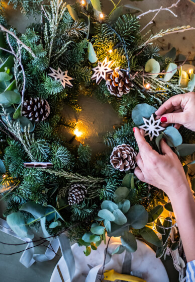 Sustainable Christmas Wreath Making Class