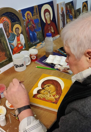 Taster Icon Painting Class - Half Day