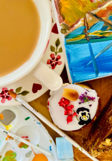 Tea, Cake and Paint Workshop
