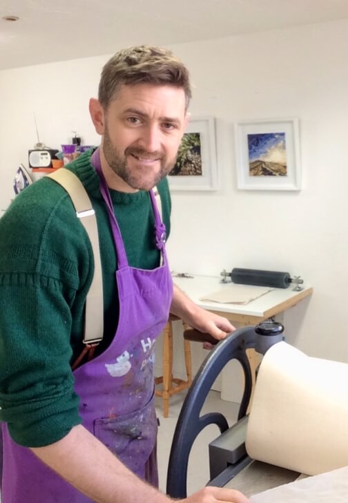 Tetrapak Animals Drypoint Printing Workshop