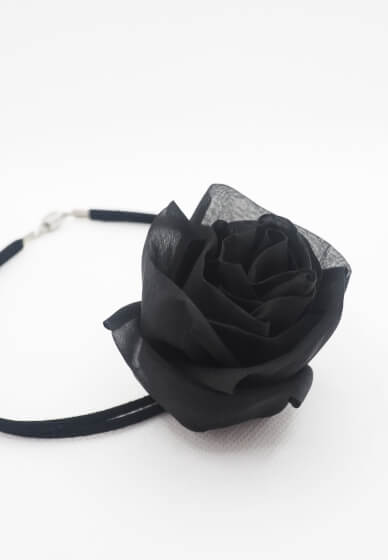 Textile Rose Choker Necklace Workshop