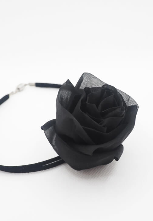 Textile Rose Choker Necklace Workshop