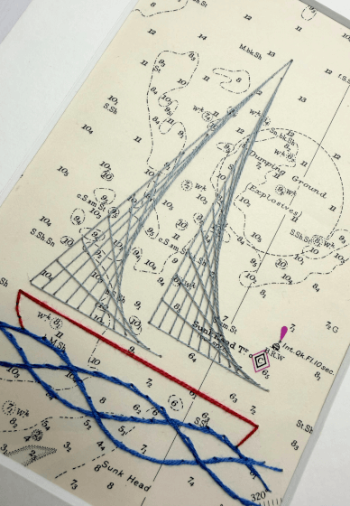 The Art of Paper Embroidery - Sew a Boat Taster Workshop