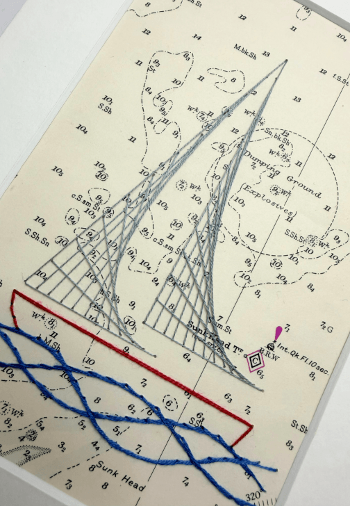 The Art of Paper Embroidery - Sew a Boat Taster Workshop
