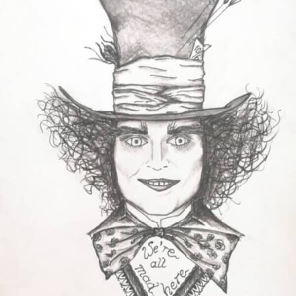 Alice In Wonderland Characters Tim Burton Sketches