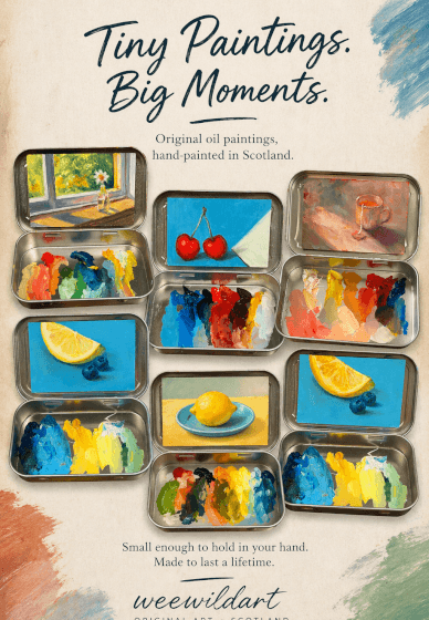 Tiny Oil / Acrylic Painting Class: Create Art in a Mint Tin