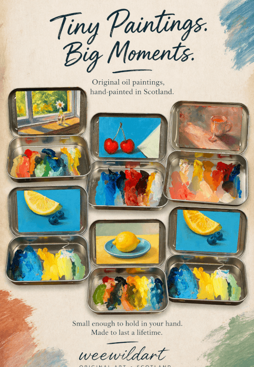 Tiny Oil / Acrylic Painting Class: Create Art in a Mint Tin