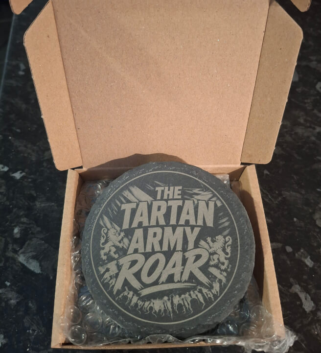 Top of the Scots - Engraved Slate Coasters