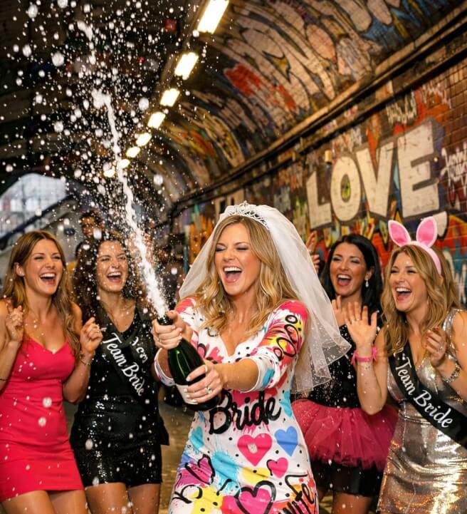 Trash the Dress Graffiti Experience
