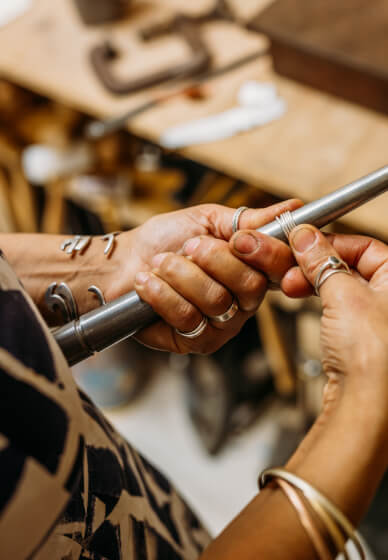 Trio of Stacking Rings Workshop