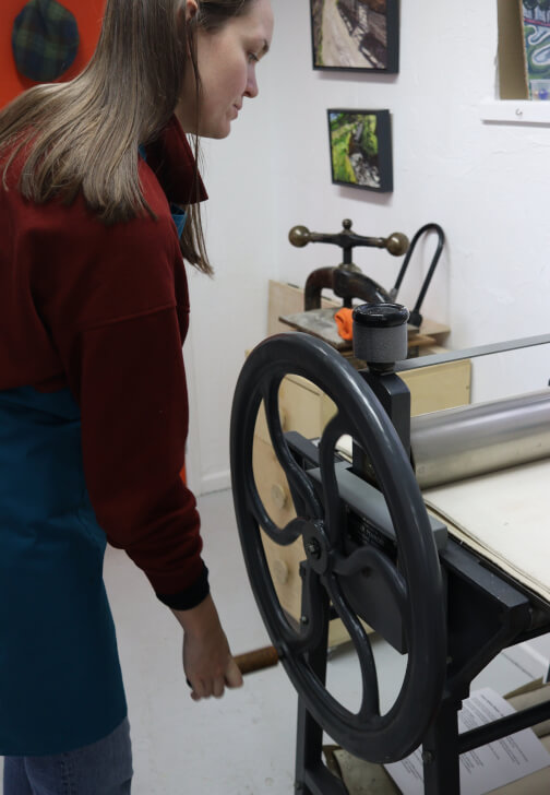 Tunnicliffe Etching Workshop Day
