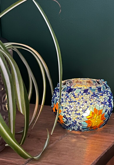 Turkish Mosaic Tea Light Holder Workshop