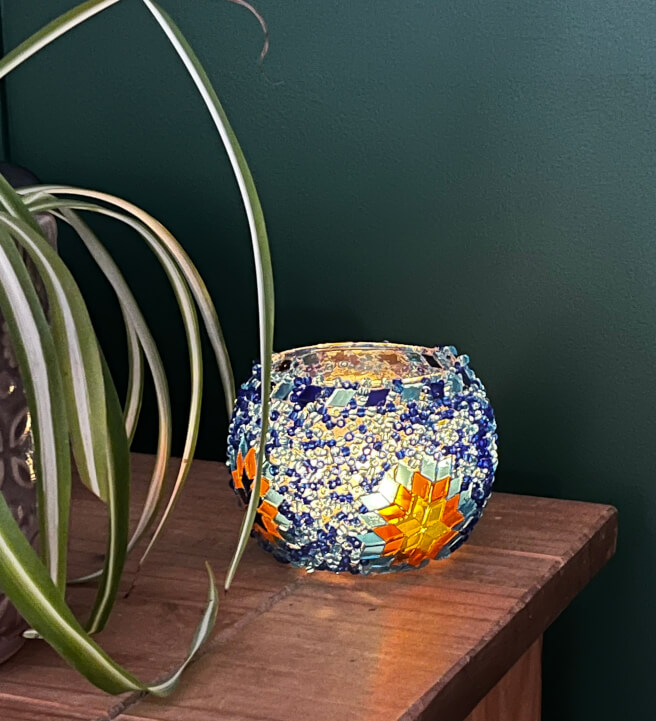 Turkish Mosaic Tea Light Holder Workshop