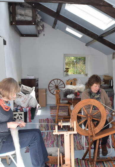 Two Day Hand Spinning Course: Fleece to Fibre