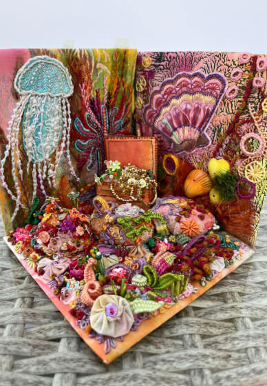 Under the Sea - Hand Embroidered Textural Display Workshop