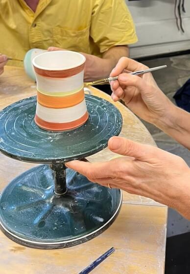 Underglaze Decorating and Pottery Painting Class