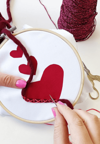 Upcycling Embroidery Workshop - Romantic Couching