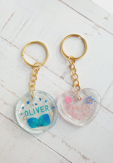UV Resin Flower Keyrings Workshop for Beginners