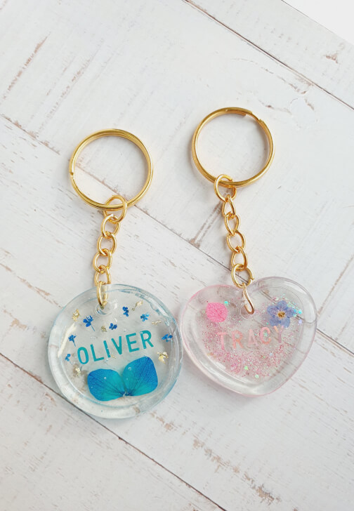 UV Resin Flower Keyrings Workshop for Beginners