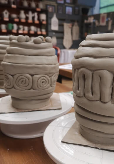 Vase Pottery Workshop for Team Building