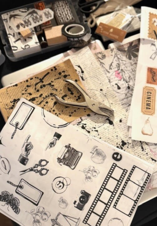 Vintage Ephemera Junk Journaling Workshop
