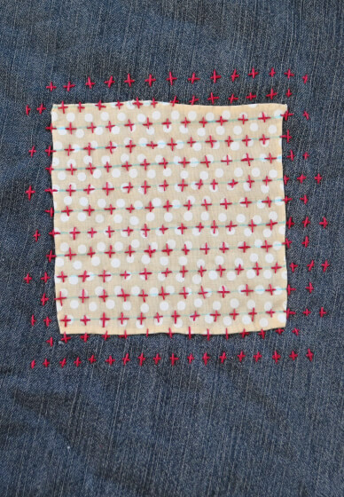 Visible Mending Sewing Class - Sashiko Mending