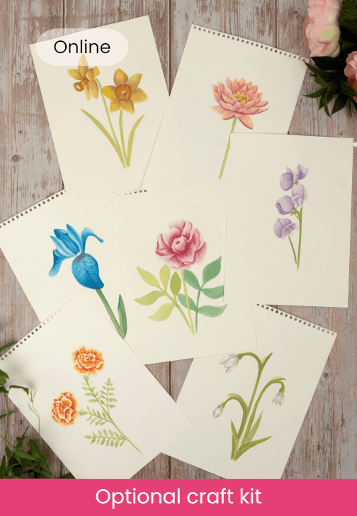 Watercolour Birth Flower Class