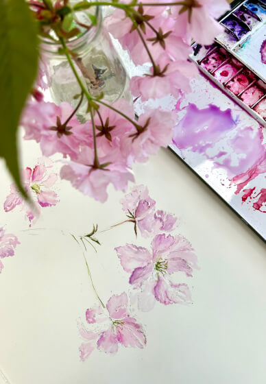 Watercolour Floral Painting Course