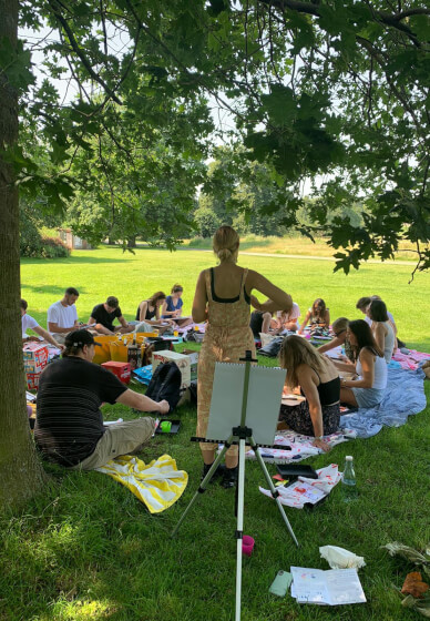 Watercolour Painting Class in the Park