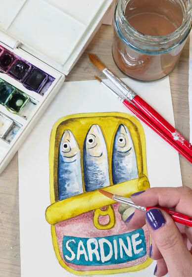 Watercolour Painting Class