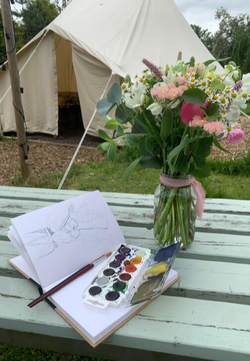 Watercolour Workshop: Blooms and Brushstrokes