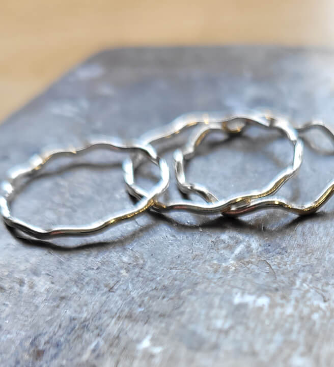 Wave Stacking Rings and Bangle Workshop