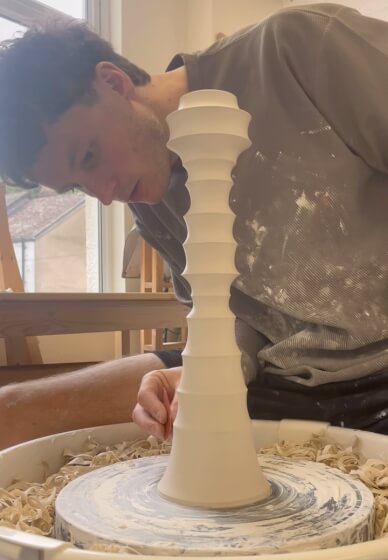Wheel Throwing Class: Make a Candlestick