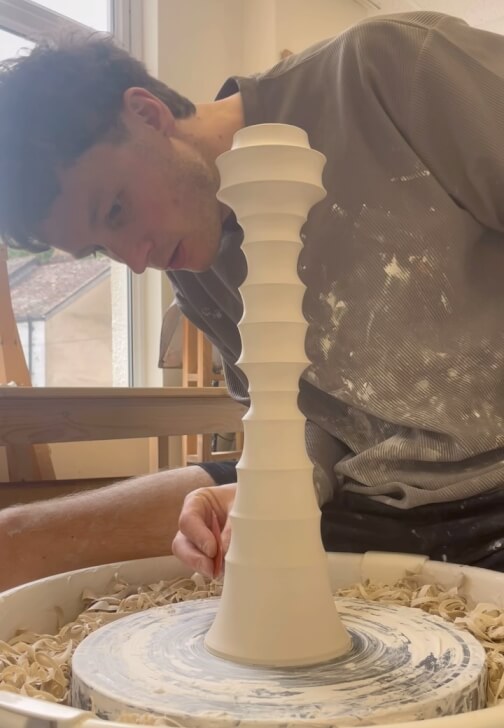 Wheel Throwing Class: Make a Candlestick
