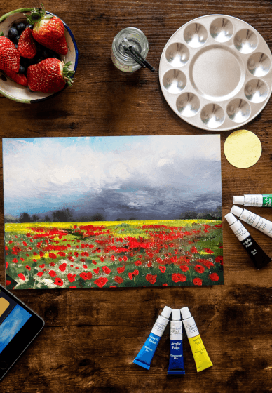 Wild at Heart Acrylics Painting Kit