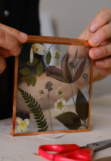 Wildflower and Copper Foiling Workshop