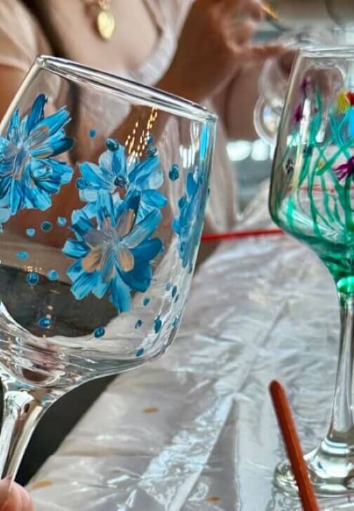 Wine Glass Painting Workshop