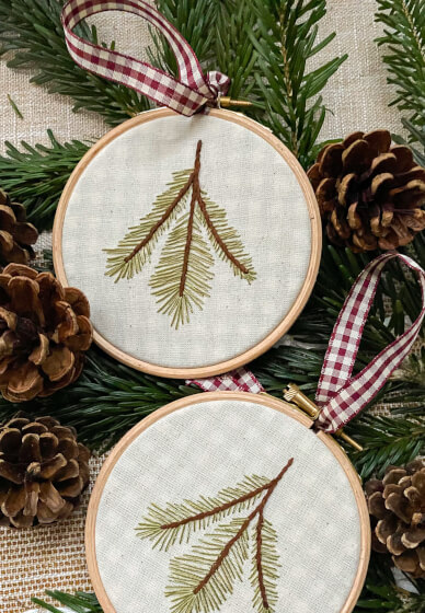 Winter Decorations Embroidery Workshop